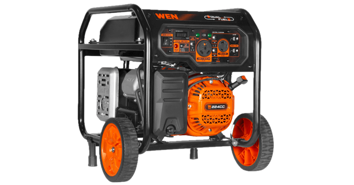 WEN DF5600X 5600-Watt Dual Fuel Portable Generator